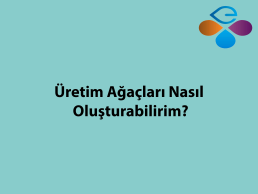 retim Aalar Nasl Oluturabilirim?